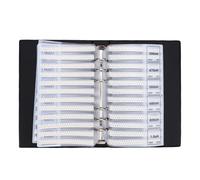 Fockety 0603 Book D'échantillon D'inductance, 64 Valeurs X 50pcs Kit de Condensateur SMD, SMD Resorted Résistants Condensateur échantillon de Livre de Livre de Bourse pour épreuves