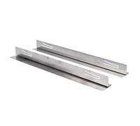 Fockety 1 paire de caches pour interstices de cuisinière en acier inoxydable, cache-interstices de 35 cm pour cuisine, comble les espaces entre la cuisinière et le plan de travail