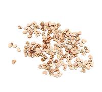 Fockety 10: 251000pcs Coeur d'Amour en Bois, Confettis de Coeur en Bois de Décoration de Table Durable, Confettis de d'Amour en pour la Planification de Mariage Rustique