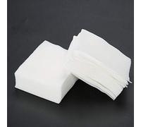 Fockety 1000 Pièces Tampons de Coton Flexibles Lingettes Nettoyantes pour Vernis à Ongles, Idéales pour le Nettoyage du Visage et le Nail Art, Tissu Non tissé Blanc - 5 * 6 Cm