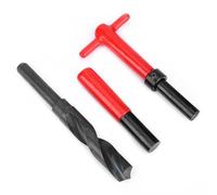 Fockety 10pcs Faden Réparation - Kit Twisted Bohrer Tip Key Utilisation de L'ensemble D'outils de Réparation de Pièces en Acier Inoxydable M18X1.5 pour les Pièces de Automatiques