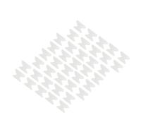 Fockety 20 Paires de Plaquettes de Nez Antidérapantes en Silicone Blanc pour Lunettes de Soleil, 1,8 Mm, Port Confortable, Résistance aux Hautes Températures pour les Utilisateurs de Lunettes