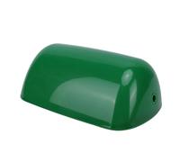 Fockety Abat-jour de Banquier, Abat-jour de Lampe de Bureau Vintage pour la Protection des Yeux, de Lampe de Table Léger et Incassable en Plastique Vert pour de Lecture