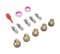 Fockety Abreuvoir à Tétine pour Porc, Abreuvoir Automatique en Acier Inoxydable pour Barils, Kit avec Connecteur de Réservoir d'eau en Laiton, Tétines pour Porcelets, Chèvres