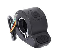 Fockety Accélérateur D'Accélérateur au Pouce, Accélérateur de Scooter électrique, unité de Contrôle de Vitesse, Pièce de Rechange pour Vélos électriques, Booster de Doigt de Scooter Noir