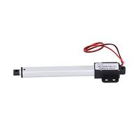 Fockety Actionneur Lineaire, 4in Stroke 12V Mini Actionneur Lineaire Élecrique à Faible Bruit, de Mouttement en Métal pour Robot, Armoires, Ouvre-Fenêtre (Course 100mm-8mm/s-70N)