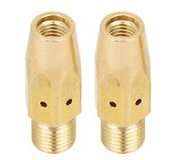 Fockety Adaptateur de Pointe de Contact Pratique, Diffuseur de Pistolet de Soudage MIG Ferme pour M-25/M-40, Accessoire de Buse de Conception Compacte pour un Soudage Pratique, Ensemble de 2 Pièces