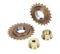 Fockety Adaptateur de Roue 22T 24T, Kit en Roue en Fer pour Le Moteur à Vélo Droit Gauche, Accessoires de Remplacement de la Roue Arrière à Vélo Ensemble avec Adapte