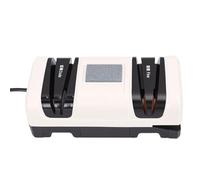 Fockety Aiguiseur de Couteaux, Aiguiseur Électrique Professionnel pour la Maison, Sans Effort avec Collecteur de Poussière pour Affûter et Polir