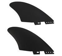 Fockety Aileron de Planche de Surf, Propulseur D'Aileron de Planche de Surf 2 Pièces, Ailerons de Planche de Surf en Queue de Poisson pour Support de Longboards,pour la Génération FCS2
