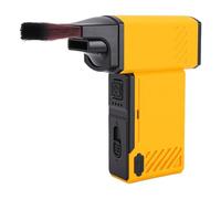 Fockety Air Duster, Souffleur de Feuilles Turbo électrique Rechargeable sans Fil 130 000 TR/Min, Mini Souffleur Portable Haute Vitesse avec Batterie 2500 MAh pour Voiture, Clavier (Yellow)