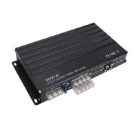 Fockety Amplificateur 4 Canaux, Amplificateur de Puissance de Basse Pure Haute Puissance 4 X 80 W, Amplificateurs Stéréo de Voiture pour Audio de Voiture DC 12 V, Camion, Bateau