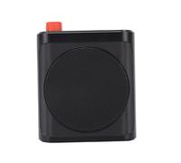 Fockety Amplificateur Vocal pour Enseignants, Lavalier sans Fil Bluetooth avec 2 Micros Lavalier, Microphone Portable Rechargeable pour Salle de Classe, Réunions, Discours (BLACK)