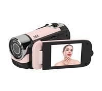 Fockety Appareil Photo Numérique, 1080P 16MP Caméra de Vlogging à écran Rotatif de 2,4 Pouces avec Lumière de Remplissage, Obturateur électronique, Enregistrement en Boucle, Caméscope