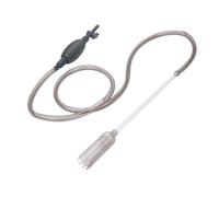 Fockety Aspirateur à Siphon D'Aquarium de 5,74 Pieds, Pompe à Siphon Manuelle, Changeur d'eau pour Aquarium, Petites Piscines, Aspirateur à Gravier avec Support de Fixation