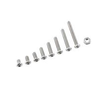 Fockety Assortiment de Boulons à Tête Hexagonale en Acier Inoxydable A2, Vis/fixations pour Accessoires D'outils de Réparation - Ensemble de 300 Pièces D'écrous et de Boulons/fixations pour