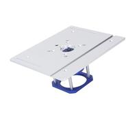 Fockety Base élévatrice de Routeur, Alliage d'Aluminium de 0 à 54 Mm Plaque d'insertion pour Table de Toupie Système de Levage de Routeur, Outoul de Route