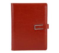 Fockety Binder A5, 6 Anneaux Pu Leather Refipillable Notebook avec 80 Feuilles de Papier, Fermeture Magnétique, Poches de Carte, pour Organiser des Moments de Vie des Articles Personnels
