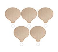 Fockety Boho Hanging Lampe Shade, 5pcs Tissu Pendent Ombre Clai (Type 2)