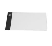 Fockety Boîte à Lumière de Traçage a Conduit A5, Alimentation USB, Gradation à 3 Niveaux, Bloc D'Artisanat Portable Pour Artistes Dessinant des Croquis d'Animation, Pochoir, Matière Plastique