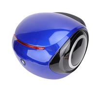 Fockety Boîte à Queue de Moto Universal MotoBike à L'épreuve de la Poussière 32L, Boîte à Queue Universelle avec Dossier et Serrure de sécurité, Coffre de Moto Anti-vol pour Casque (BLUE)