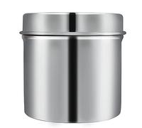 Fockety Boîte de Désinfection à L'alcool en Acier Inoxydable, Récipient en Coton Médical Durable pour Salons de beauté, Hôpitaux, Cliniques (12 cm)