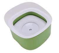 Fockety Bol à Eau pour Chiens, Pas de Déversement Pas de Distributeur de Mangeoires à Eau Lente à Goutte à Goutte à Goutte à Goutte, à épreuves à épreuves pour Chiens d'alimentation (Green)