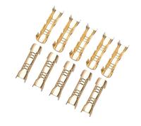 Fockety Borne de Câblage à Connexion Rapide Borne de Câblage en Laiton Durable pour Reconnecter les Lignes Centrales Cassées, 100 Pièces de Connecteur D'amarrage, Bouton de Pression de Ligne Idéal