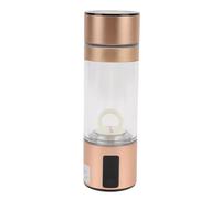Fockety Bouteille d'Eau d'Hydrogène de 260 Ml, Machine à Ioniseur 'Eau Rechargeable, Généraur ' 'Hydrogène, Tasse de Santé en Verre ' Riche en Portable pour les