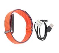 Fockety Bracelet de santé Intelligent, Tracker d'activité avec Moniteur de Fréquence Cardiaque, Moniteur de Sommeil, Compteur de Pas, 40 Jours D'autonomie en Veille, 10 M, étanche, pour (Orange)