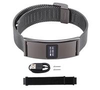 Fockety Bracelet Intelligent avec 5.3, Tracker d'activité avec Notifications D'appels, Suivi du Sommeil, Gestion du Cycle Menstruel, 2,8 Mm Ultra Fin, étanche IPX8 pour Femmes et (Black)