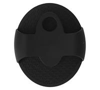 Fockety Brosse Corporelle en Silicone Douce, Mousse Riche pour une Expérience de Douche Luxueuse, Brosse Ronde Noire