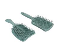 Fockety Brosse DÉMÊLANTE VENTILÉE À SÉCHAGE RAPIDE, Ensemble de 4 Brosses à Cheveux Incurvées, à Chevés Démêlante pour Femmes Longues, Épaisses, Amendes et Bouclées, Humide,