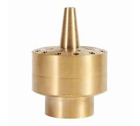 Fockety Buse d'eau de Fontaine de Poudre de Jardin, Belle Tête de Pulvérisation de Colonne en Laiton 1/2, pour Poudre d'eau de Jardin de Fontaine D'hôtel (1/6 15,5 à 17,5 cm de Tour de tête)