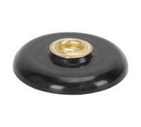 Fockety Butée de pique pour violoncelle, support de pique avec coupelle en laiton renforcé et tapis antidérapant en caoutchouc, accessoire pour instrument à cordes