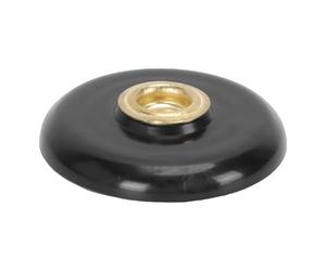 Fockety Butée de pique pour violoncelle, support de pique avec coupelle en laiton renforcé et tapis antidérapant en caoutchouc, accessoire pour instrument à cordes