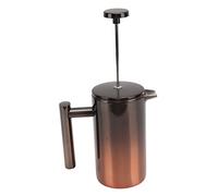Fockety Cafetière à la Presse Française, Presse à café Chauffante à Perfusion Frode en Acier Inoxydable 304 avec Filtre, Lavable au Lave-vaisselle, sans Marc de café, pressé (350ML)