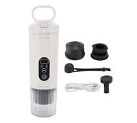 Fockety Cafetière Portable, Machine à Expresso électrique avec une Pression de 21 Bars et un Chargement de Type C, un Chauffage Rapide pour les Capsules Dolcegusto et le café Moulu, le (WHITE)