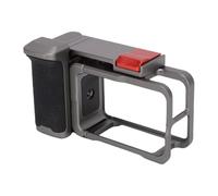 Fockety Cage de Caméra d'action, Cadre de Protection en Métal, Plate-Forme Vidéo avec Sabot Froid, Bouton D'obturation avec Poignée de Micro, Support D'adaptateur Magnétique, Cage de