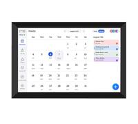 Fockety Calendrier numérique 10,1 pouces, écran tactile interactif LCD Wi-Fi avec application mobile, agenda familial intelligent, calendrier électronique mural