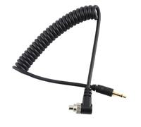 Fockety Came Flash Sync Cable Câble enroulé étendu avec Verrouillage de Vis pour Les Effets Clignotants pour Les Photographes et Les Amateurs de Photographie