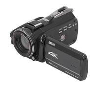 Fockety Caméra vidéo 4K, 28MP 3,0 Pouces écran Tactile 270 degrés Rotation 30X Zoom Intelligent caméra Vision Nocturne Infrarouge Batterie 2000Mah enregistreur de caméra