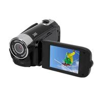 Fockety Caméscope Vidéo, FHD 1080P 16MP 16X Zoom Numérique Vlogging Camera pour Youtube avec écran LCD 2,4 Pouces et Lumière de Remplissage, Enregistreur D'appareil Photo Numérique (Black)