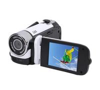 Fockety Caméscope Vidéo, FHD 1080P 16MP 16X Zoom Numérique Vlogging Camera pour Youtube avec écran LCD 2,4 Pouces et Lumière de Remplissage, Enregistreur D'appareil Photo Numérique (White)