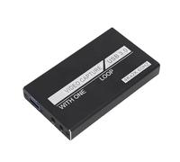 Fockety Carte de Vidéo 4K, Entrée 4K 60 Hz et Sortie en Boucle 1080P Carte de USB 3.0, de de Jeu avec Entrée Microphone et Sortie Stéréo pour Switch PC Camera OBS ROG Ally