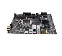 Fockety Carte mère B460M, Socket LGA 1200, Double DDR4, 64 Go Max | Compatible avec les processeurs Intel10e génération, composants durables, usage gaming, dissipateur thermique M.2, six