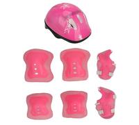 Fockety Casque de vélo pour Enfants avec genouillères, coudières et protège-Poignets, Casque Ajustable pour Enfants de 5 à 14 Ans, Ensemble de Protection Sportive pour Le Skateboard