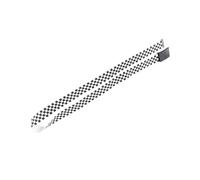 Fockety Ceinture Militaire en Toile avec Sangle Réglable en Grille Noire et Blanche, Facile à Détacher et à Couper, Grands Amateurs de Plein Air