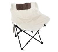 Fockety Chaise de Camping Pliable, Chaise Pliante Portative Légère, Chaise de Pelouse Pliable Compacte D'extérieur avec Poche Latérale et Sac de Rangement pour la Plage