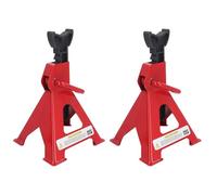 Fockety Chandelles de Levage 3 Tonnes, Lot de 2, 6 600 LB, Support de Caravane, Stabilisateur de Remorque, Support de Levage Réglable pour Camping-Car, Camion, Voiture, SUV, Bateau